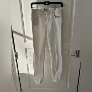Everlane white jeans, straight leg, perfect condition no stains